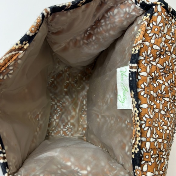 Vera Bradley Black/Brown Lunch/Cosmetics bag small - Picture 4 of 5